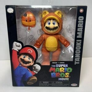 Tanooki Mario Action Figure New In Box Super Mario Brothers Nintendo Video Game